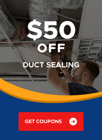 Duct sealing coupon